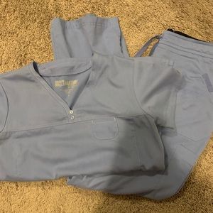 Greys Anatomy Ciel Blue Scrubs